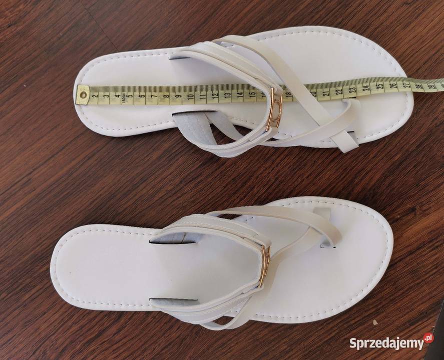 Sandałki damskie białe 27cm Lędziny
