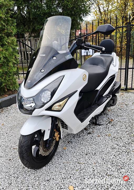 Skuter Daelim S300 2016r 11 Wtrysk LED Biała 250cm3 Motoryzacja Łask