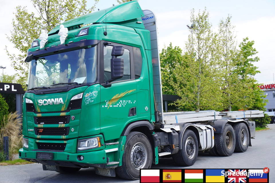 Scania R650 8x4 V8 Rama 820 2021 DMC 76000 małopolskie