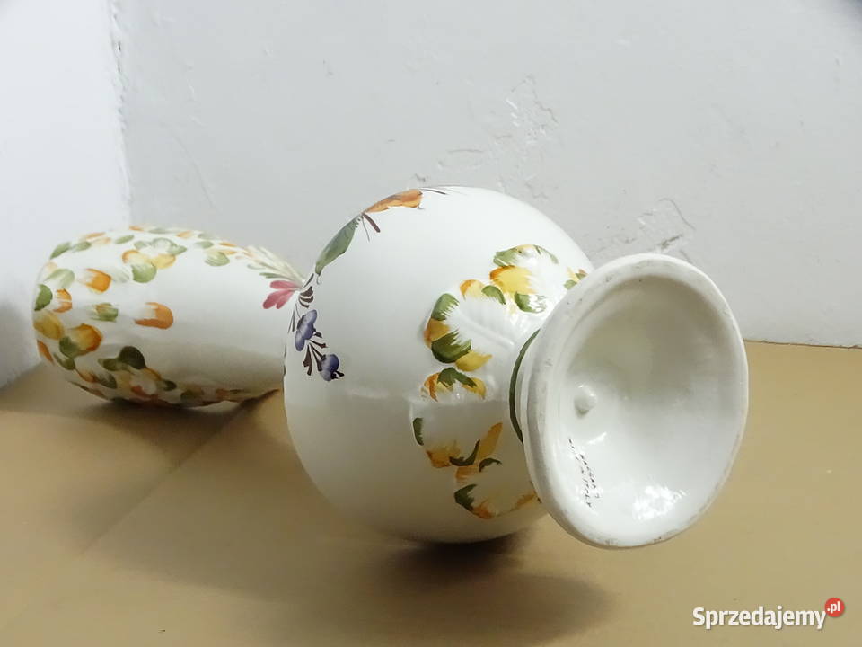 Włoski dzbanek wazon ceramiczny Bassano Made in Biłgoraj