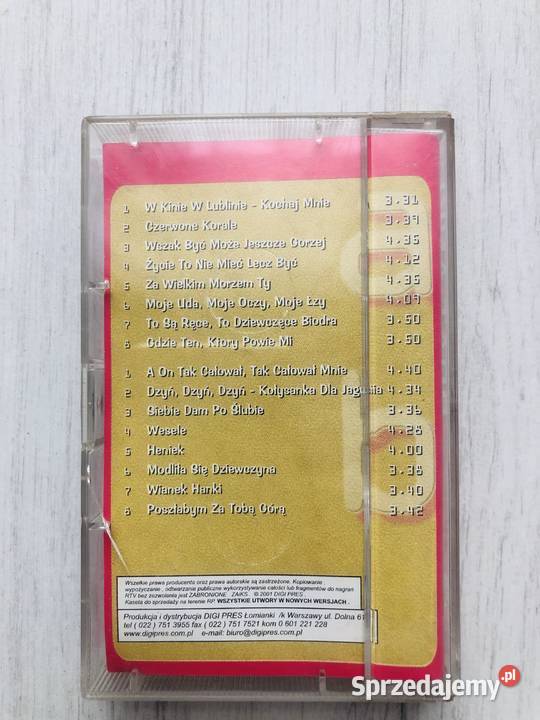 Kaseta audio Brathanki kasety hity przeboje Łódź sprzedam
