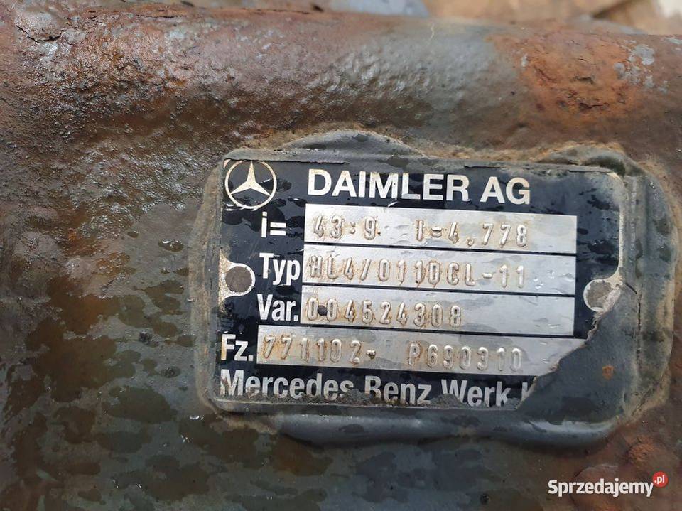 WKŁAD MOSTU TYŁ MERCEDES ATEGO 1217 439 Pozostałe Lipno