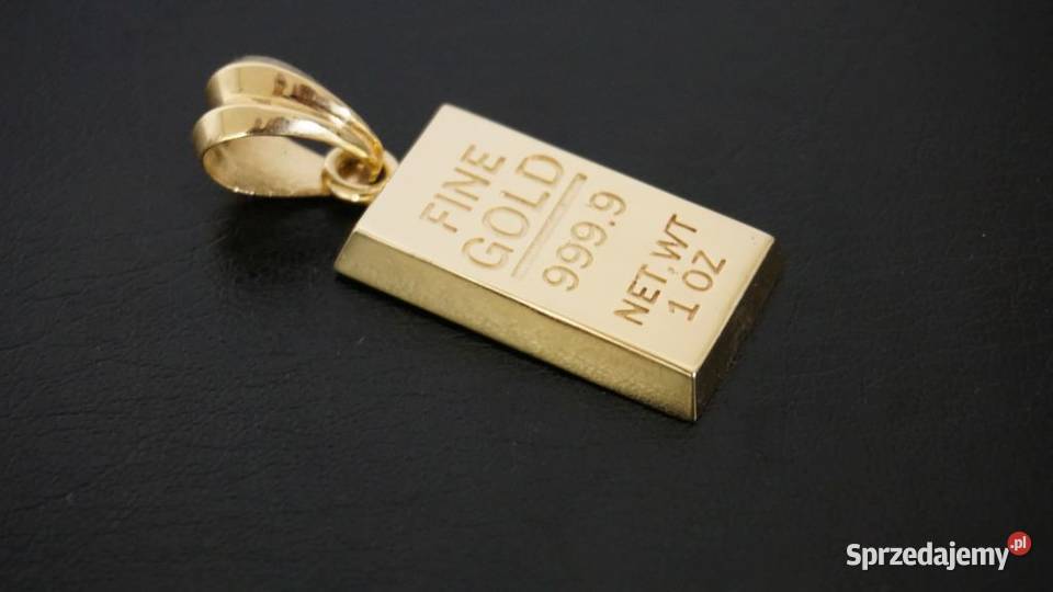 ZŁOTA SZTABKA SUPER ZAWIESZKA WISIOREK 26G