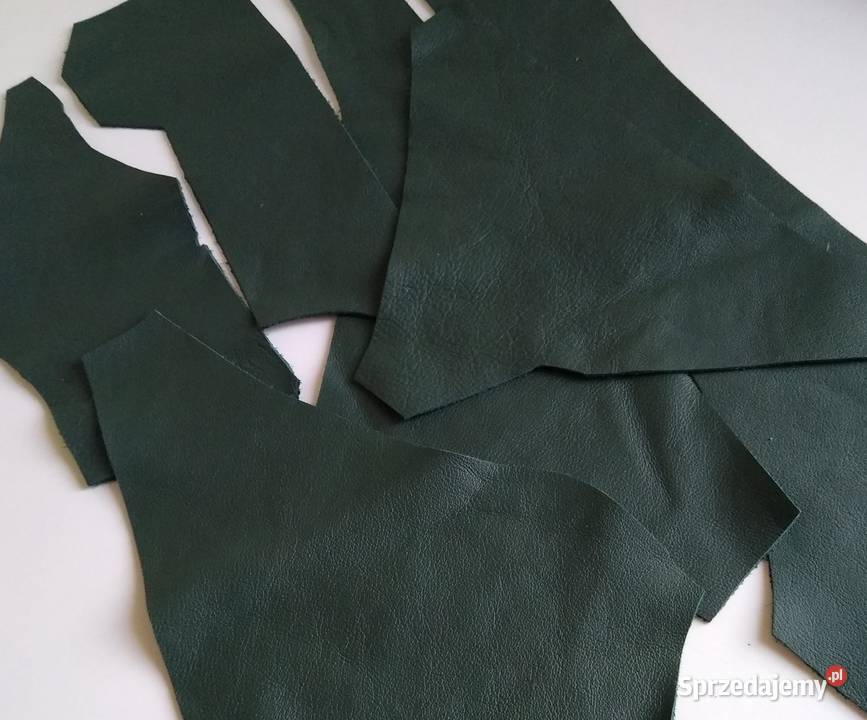 Skóra Licowa Włoska średnie i małe kawałki Gdańsk