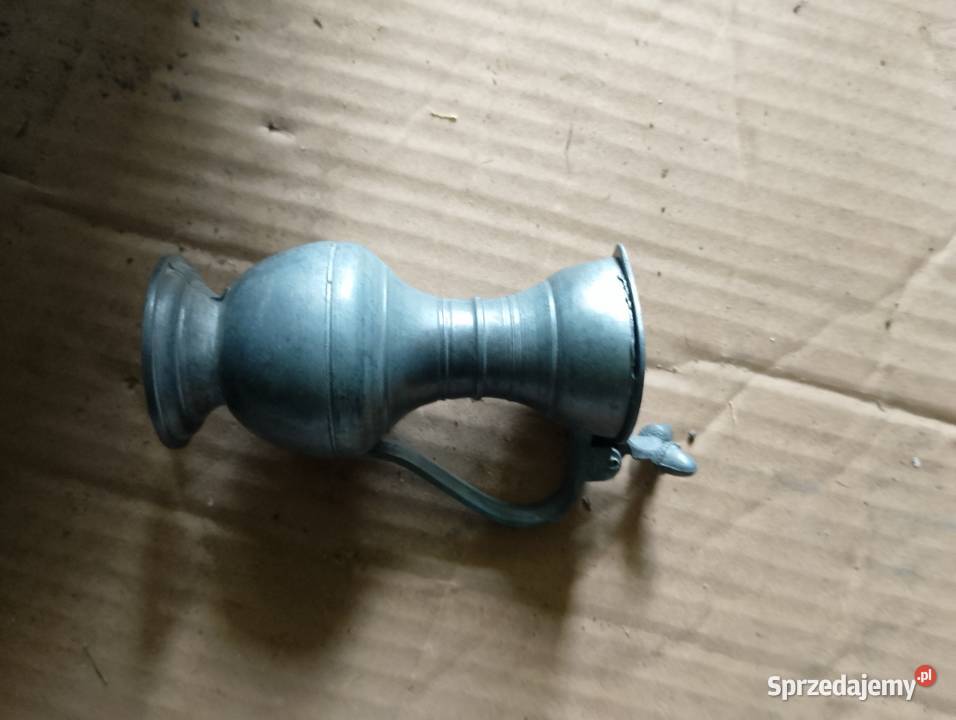 Dzbanek cynowy PRL Gorzów Wielkopolski