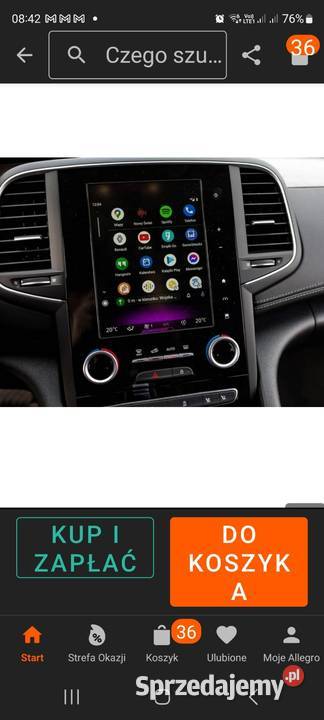 Nawigacja Renault RLink2 mapy aktualizacja Nawigacje GPS śląskie Częstochowa