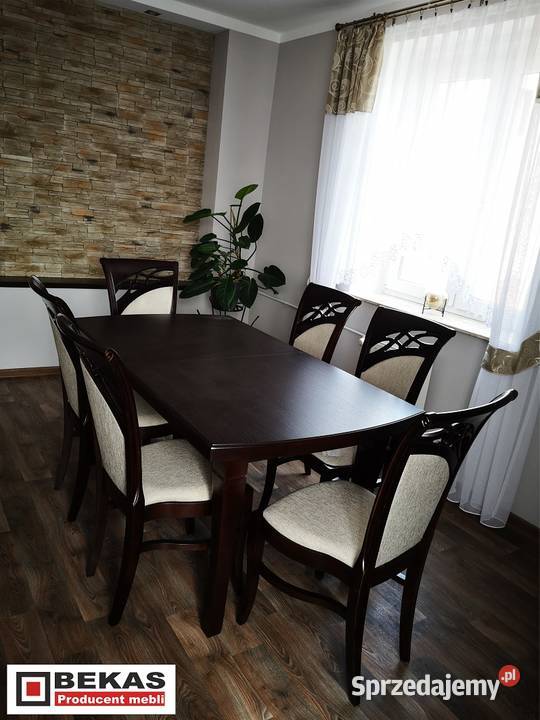 Stylowy Solidny Dębowy Stół S212 2002x50 Bekas Głowno