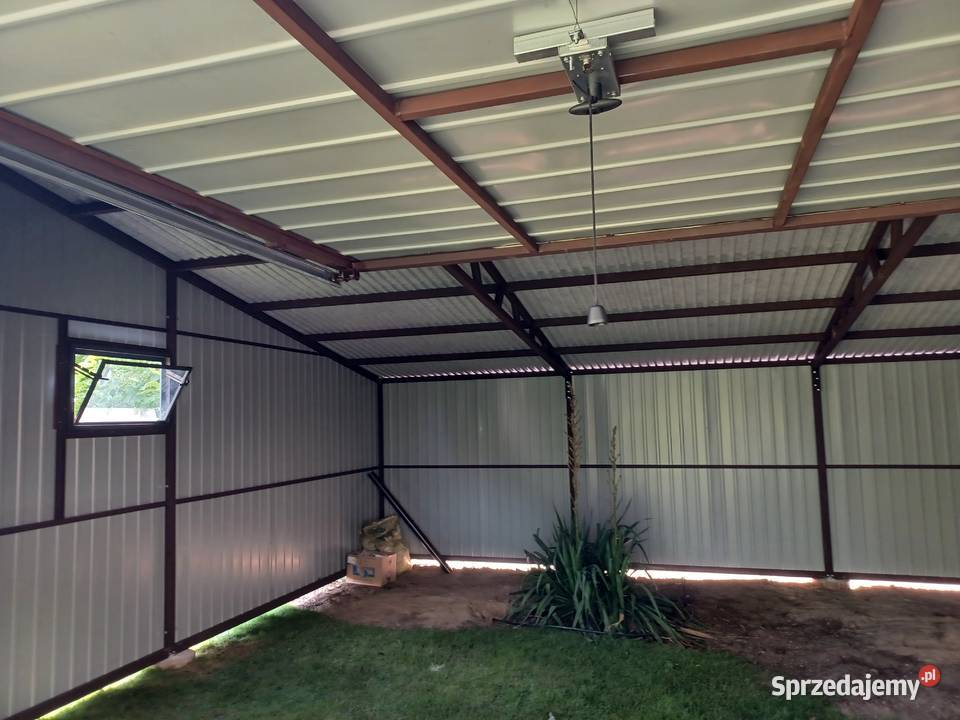 Garaż Blaszany ORZECH Złoty Dąb Blaszak GARAŻE