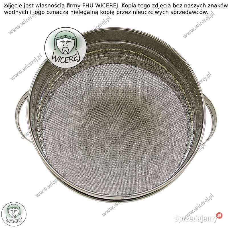 Sito do Miodu śr 23 Podwójne Wypukłe nierdzewne Pszczelarstwo Jaśliska