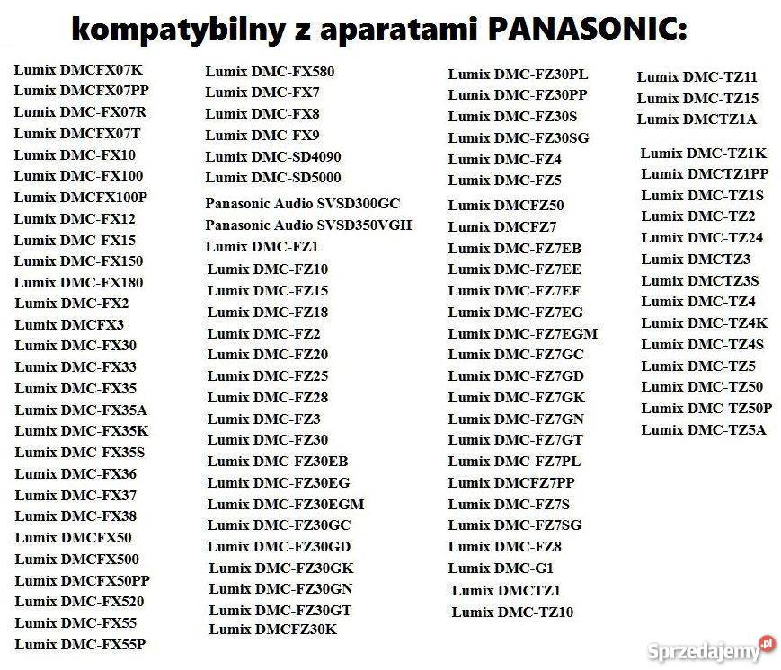 Kabel USB do aparatów Panasonic Nikon Olympus lubelskie Zamość