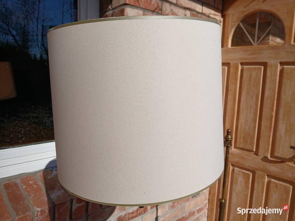 Lampa Podłogowa do czytania regulowana mosiężna Gawroniec sprzedam