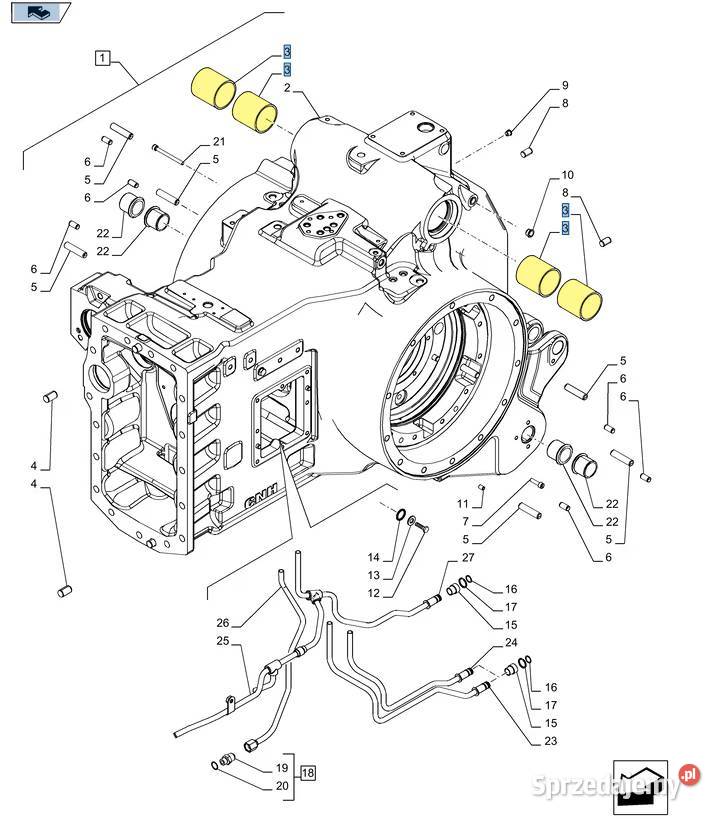Tuleja wału podnośnika CNH Case Holland 5185956 Białystok