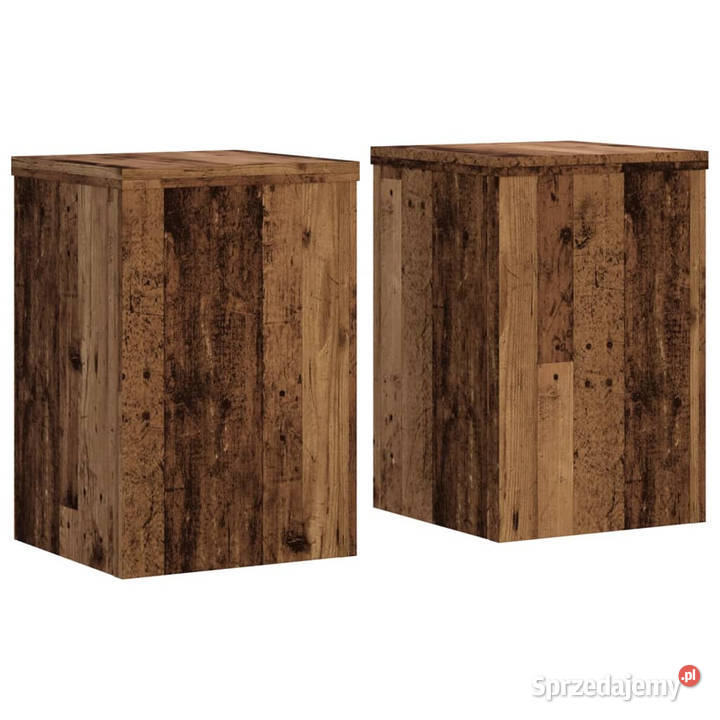 Podstawki pod doniczki 2 stare drewno 25x25x35 Donice Warszawa