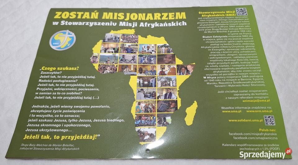 Kalendarz misyjny 2024 SMA Prowincja Polska Czeladź