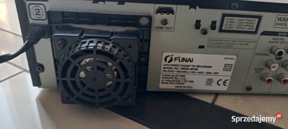 Funai WD6DM100 dvd recordervideorecorder Sędziszów sprzedam