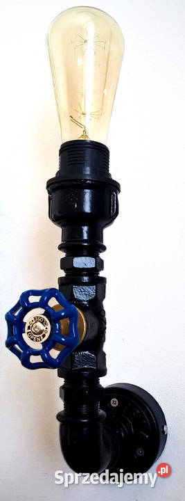 lampa kinkiet loft z rur hyraulicznych małopolskie Limanowa