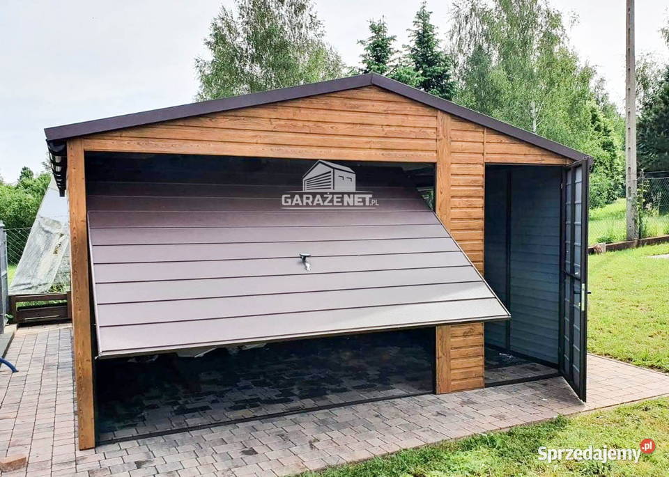 GARAŻ BLASZANY 45M X 6M DWUSPAD BLACHODACHÓWKA Domki narzędziowe Łapanów sprzedam
