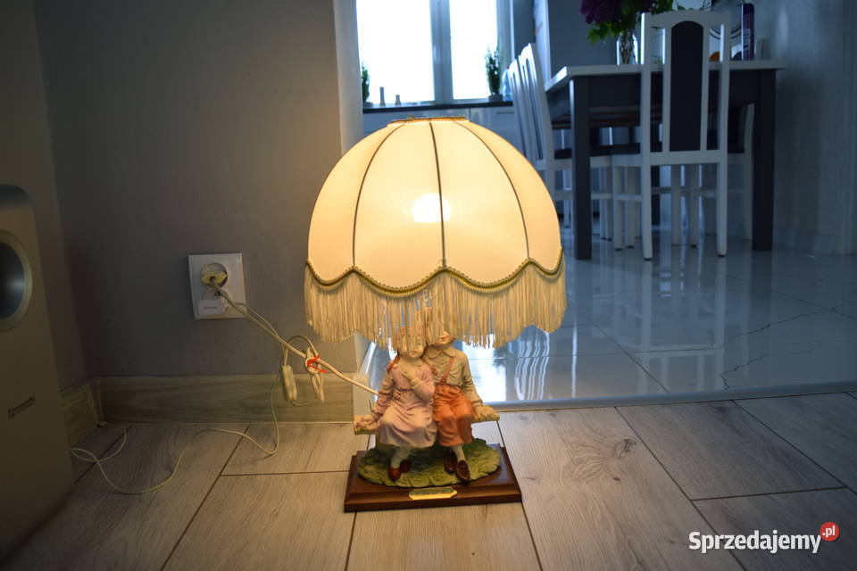 Lampka z Figurką PorcelanowąWysokość 45 warmińsko-mazurskie Olsztyn