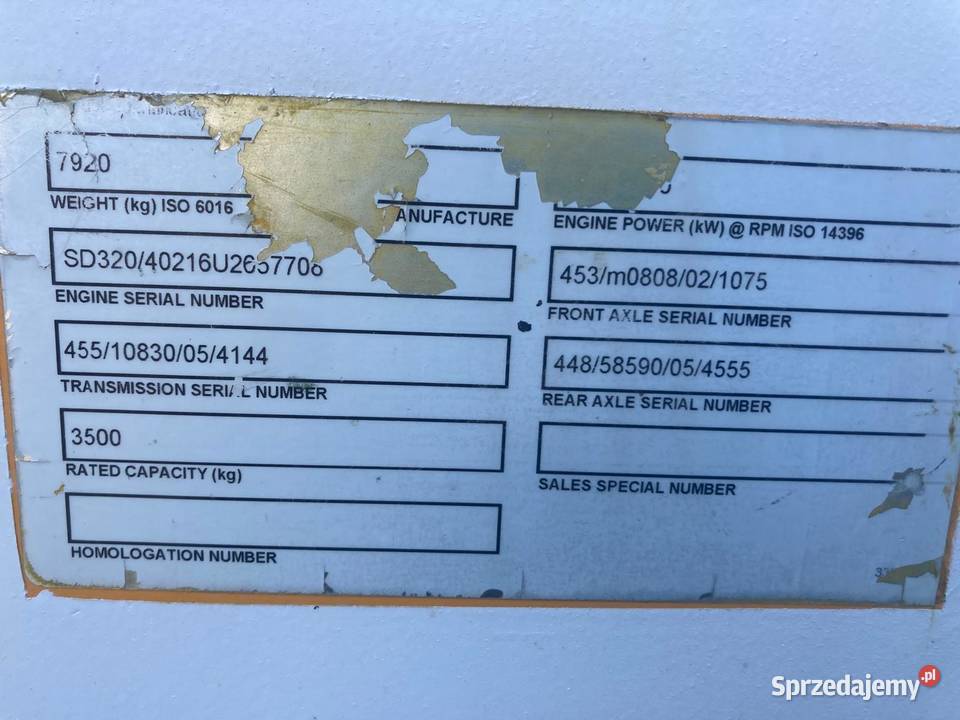 Skrzynia biegów JCB 530 535 540 seryjny