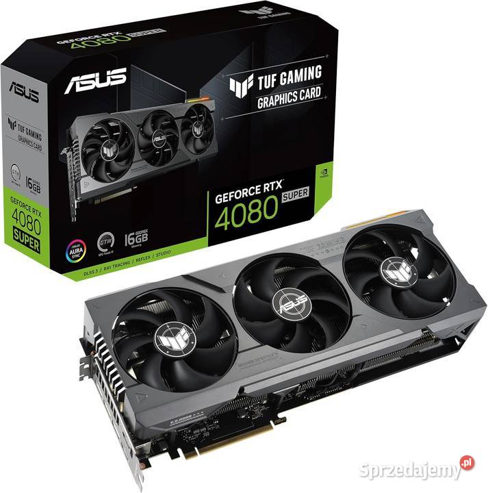 Asus Tuf Gaming GeForce RTX 4080 OC 16GB GDDR6X Komputery i Akcesoria Kucborek