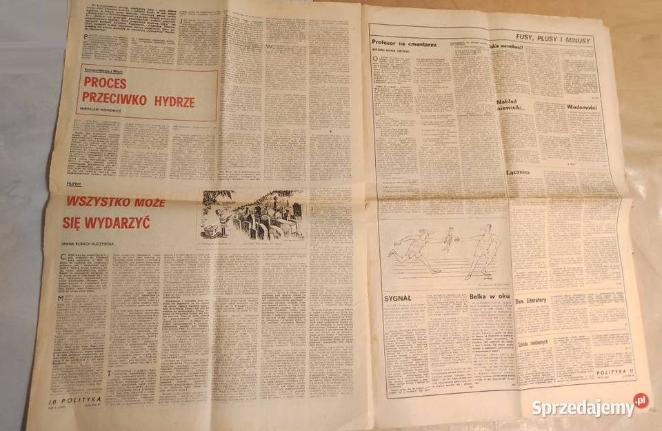 Polityka gazeta prl retro vintage czasopismo świętokrzyskie Kielce