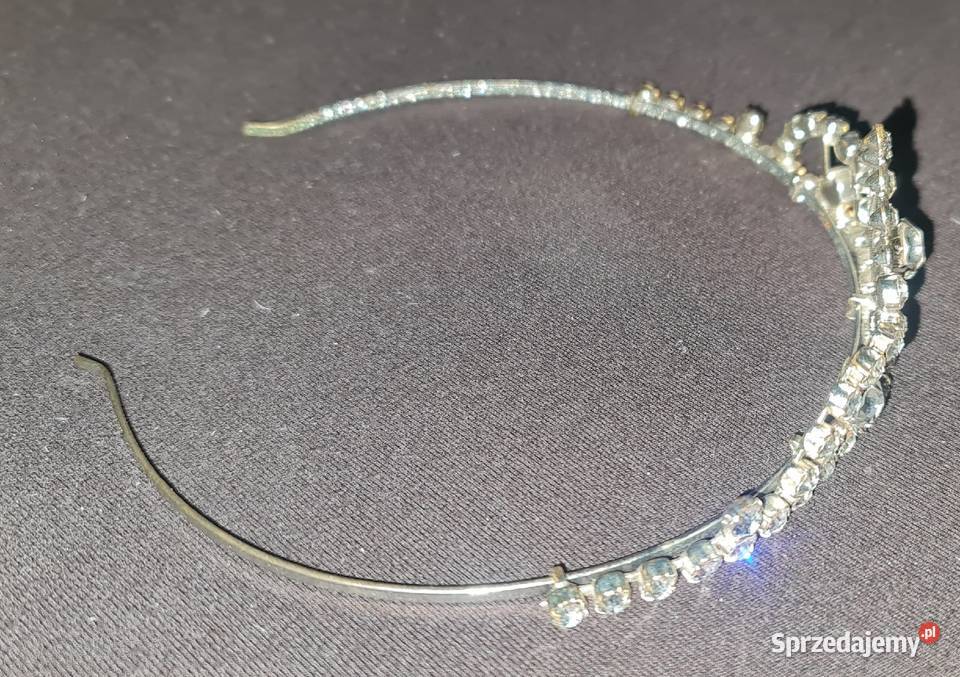 Diadem księżniczki z cyrkoniami Katowice sprzedam