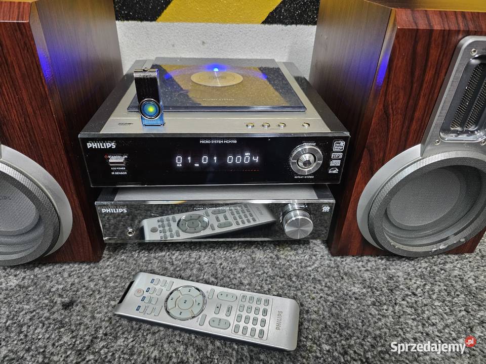 Wieża Philips MCM700 Pilot USB mp3 Wysyłka