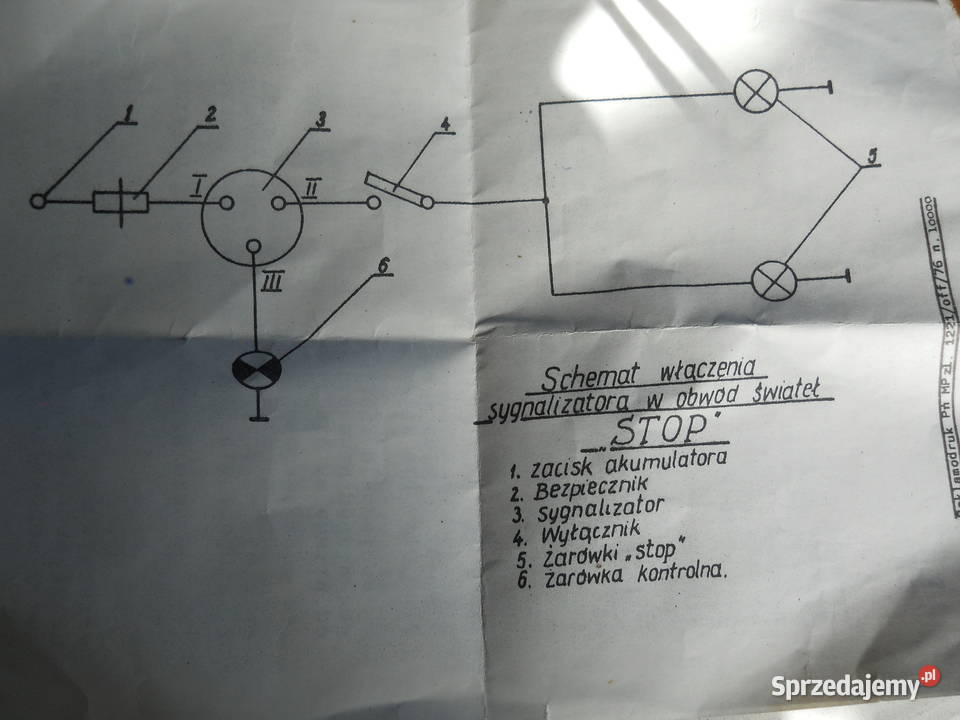 Sygnalizator świateł stop Biecz