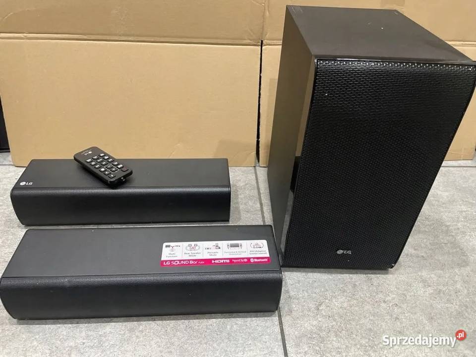Zestaw kina domowego podwójny soundbar i Żory sprzedam
