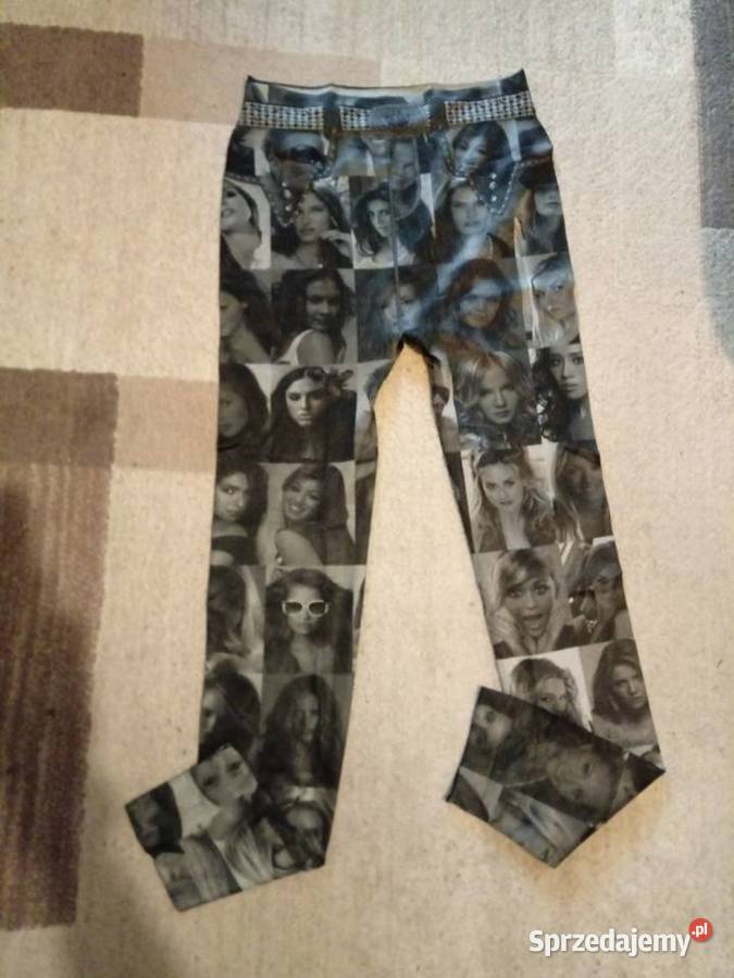 Nowe legginsy bezszwowe czarny Chrzanów