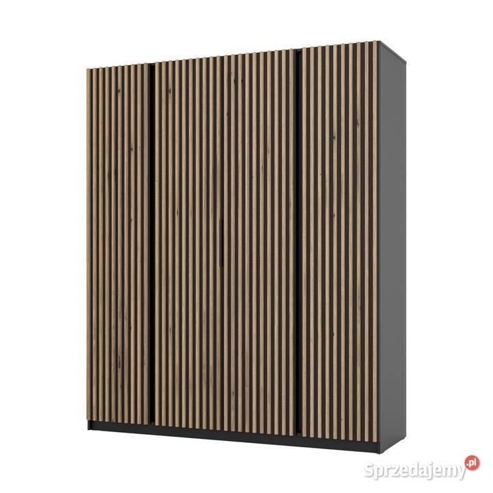 Wysoka szafa z lamelami 4 kolory szybka wysyłka Ostrów Wielkopolski