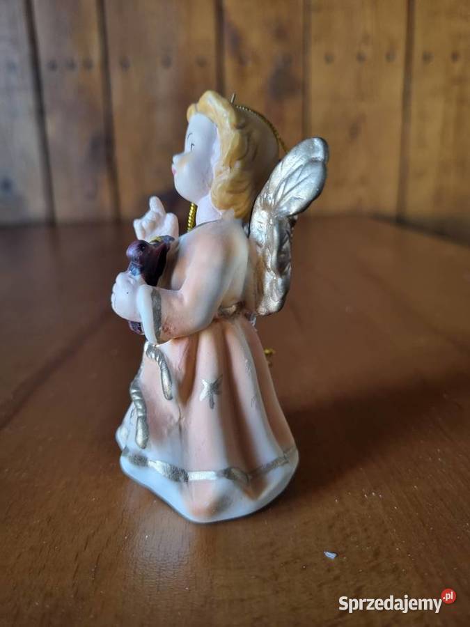 Ceramiczny Aniołek z dzwoneczkiem Dom i Ogród Warszawa