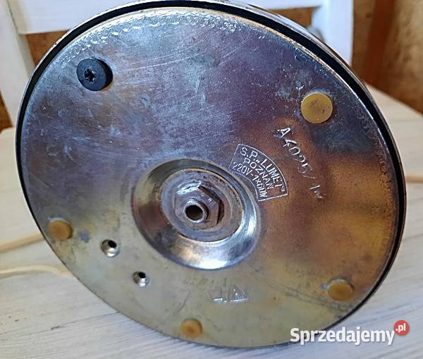 Oprawa lampa na stolik z PRL SP Lumet Poznań Ostrów Wielkopolski