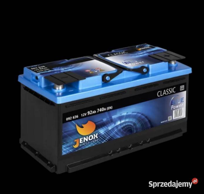 Akumulator Jenox Classic 92Ah 740A R092636AB osobowe Wałbrzych