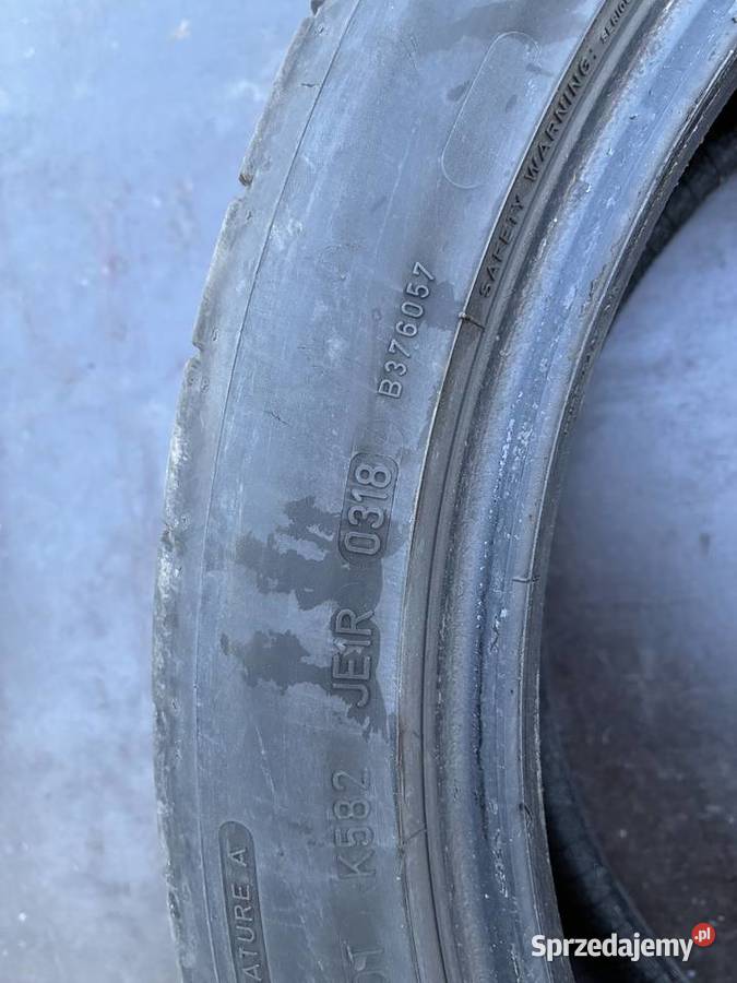 Opony letnie dunlop 22545 r19 małopolskie Brzesko sprzedam