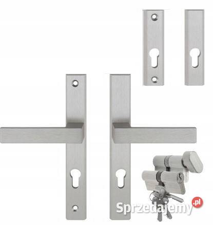 Drzwi wejściowe Stalowe Sa08 inox Prawe 90 mazowieckie Ciemniewo