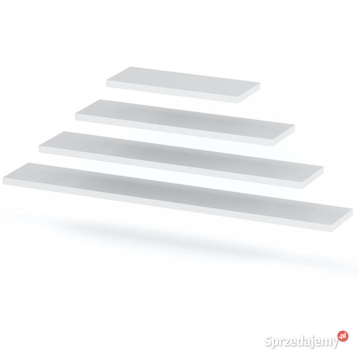 Półka Wisząca Ścienna Na Książki Dzieci Biała 60 Elbląg