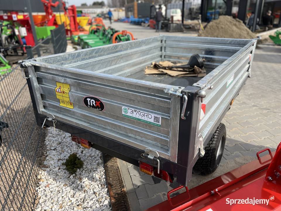Przyczepka przyczepa 15 2T z Kiper oświetlenie Przyczepy rolnicze podlaskie sprzedam