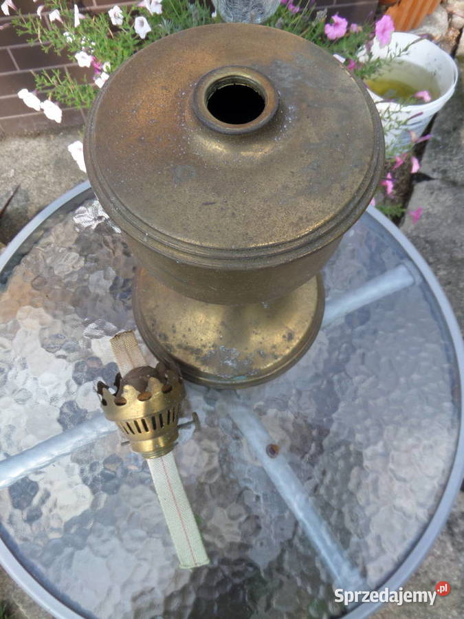 Lampa naftowa Mosiężna Jelenia Góra