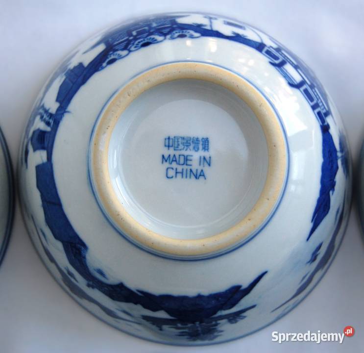 Chińska porcelanowa miska łyżka 6 porcelana wielokolorowy Lublin