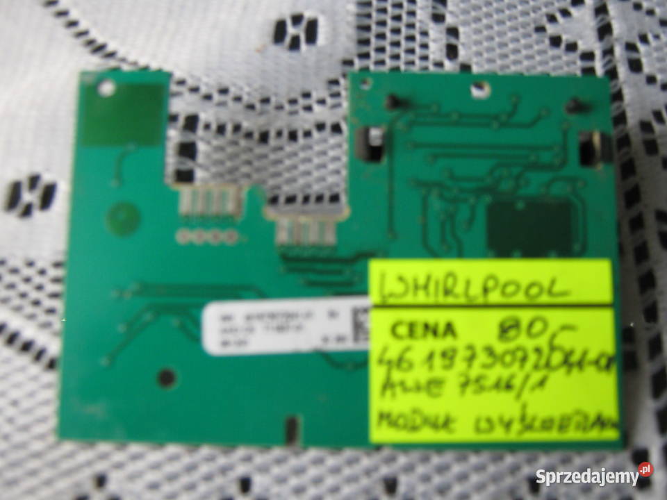 WHIRLPOOL 46197307204101 AWE 75161 MODUŁ Nowy Sącz sprzedam