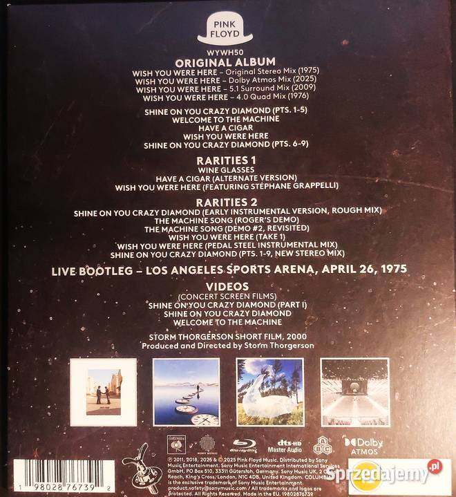 Nowośc Album Koncert Pink Floyd w Los Angeles Poznań sprzedam