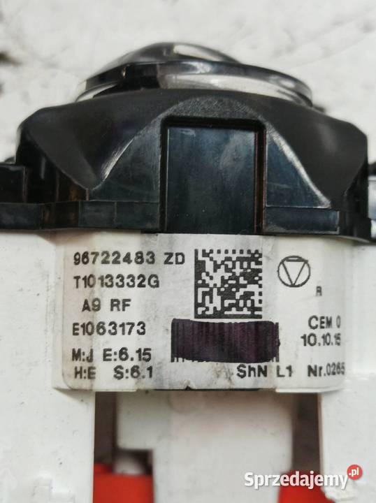 PANEL NAWIEWU 96722483ZD Peugeot 208 I 2012 Panele sterowania, przełączniki