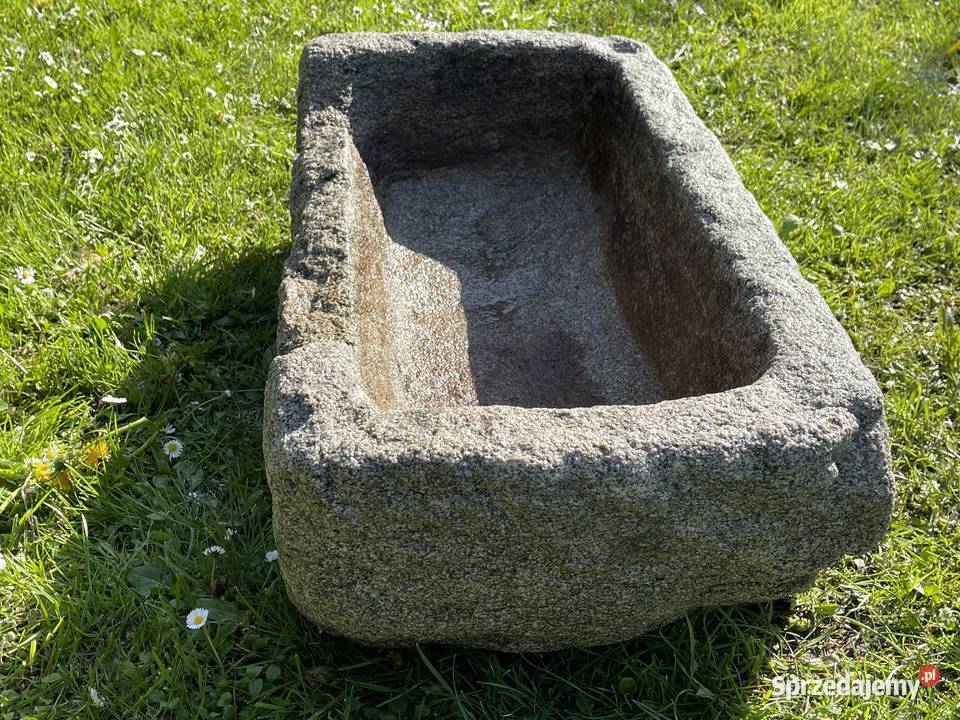 STARE KORYTO KAMIENNE GRANIT 78 KWIETNIK Bielawa