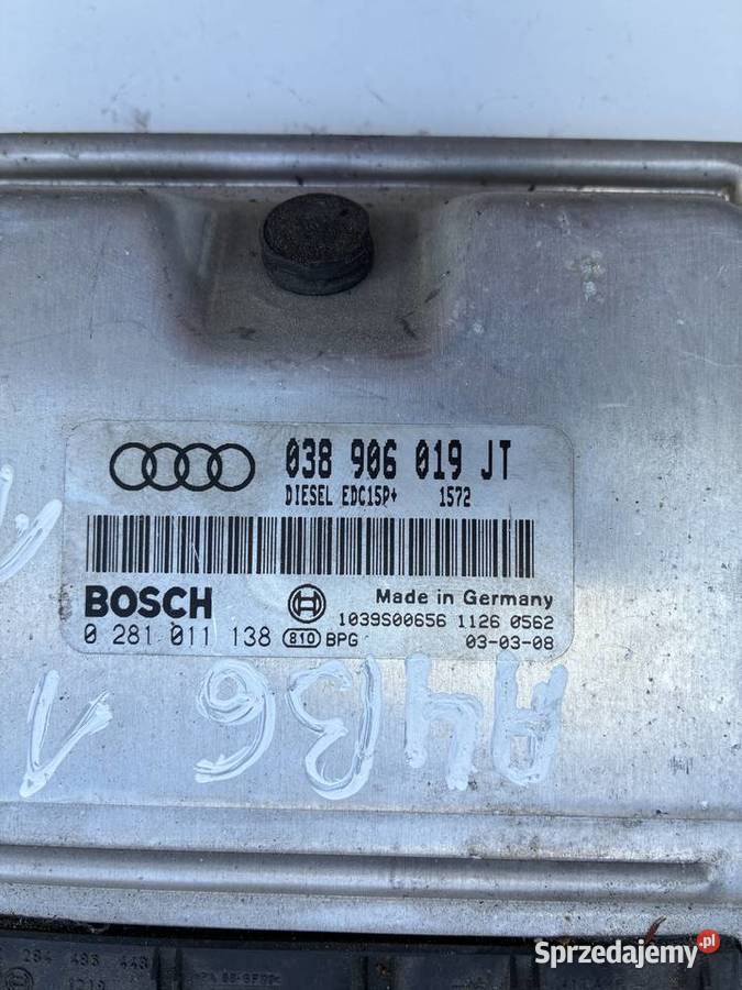 Komputer Sterownik Silnika Audi A4 B6 19 150 Wisznice sprzedam