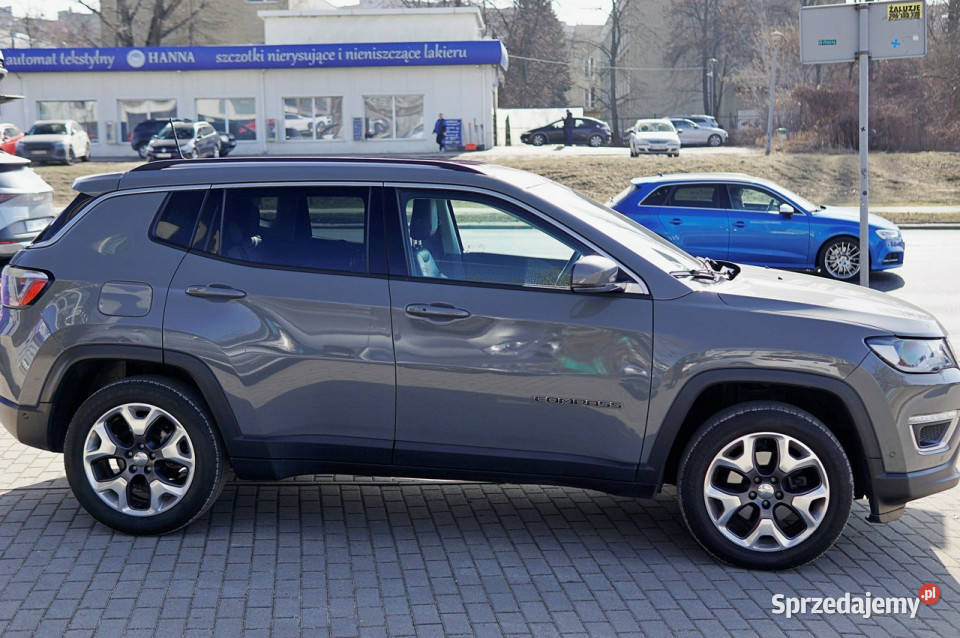 Jeep Compass Limited 4x4 salon Polska asystent pasa ruchu mazowieckie Warszawa