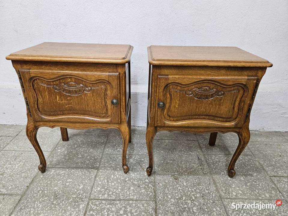 Dwie ludwikowskie szafki nocne nakastliki małopolskie Nowy Sącz