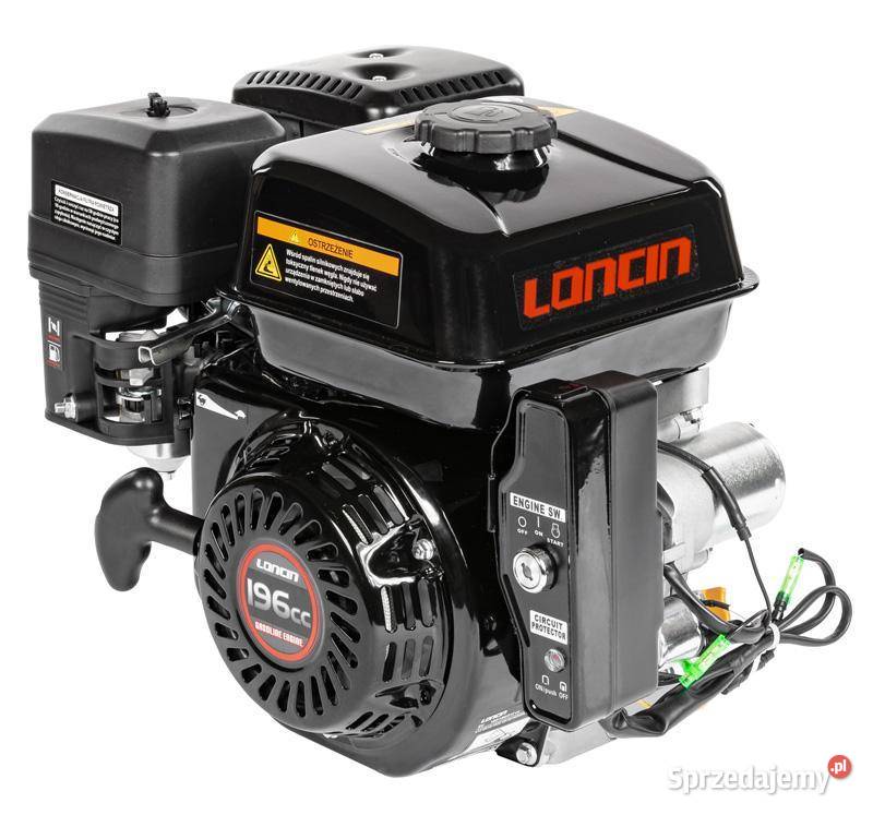 Silnik Loncin G200FDA wał poziomy 20 mm 50 mm Opalenica