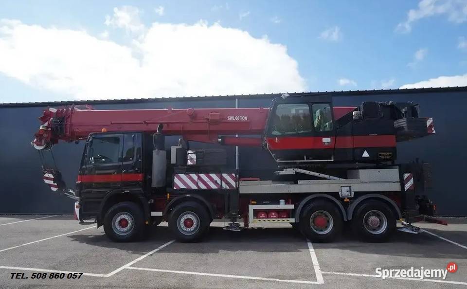 Dzwig samochodowy FAUN HK 60 ba mercedesie tez automatyczna Dźwigi samochodowe Warszawa