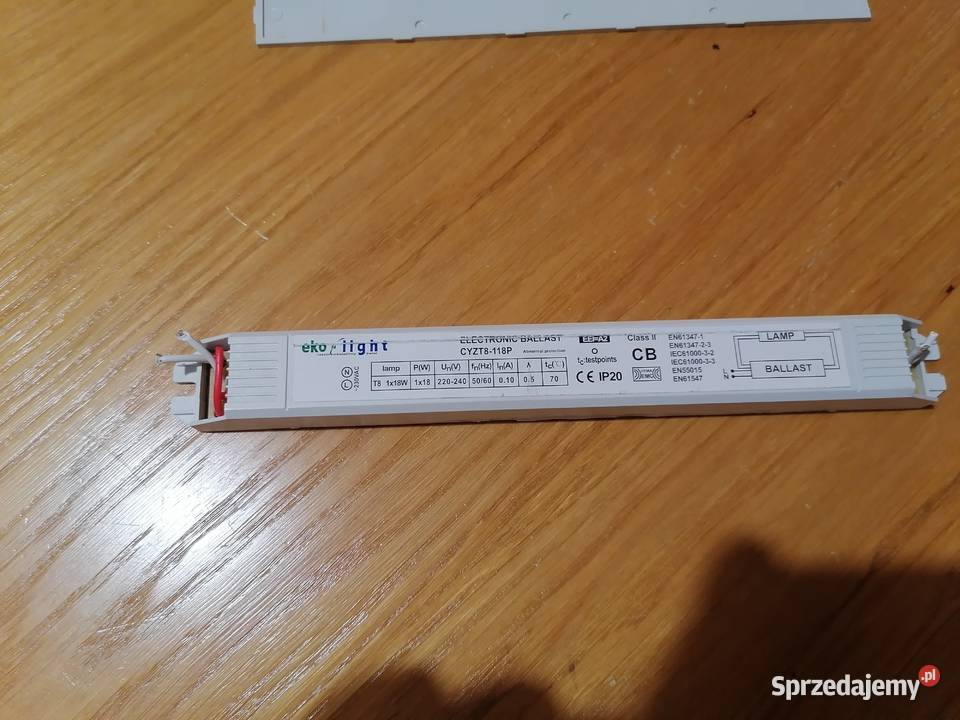 Statecznik elektroniczny 1x18w eko light nowy Kraków